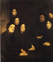 Theodule Ribot At the Sermon